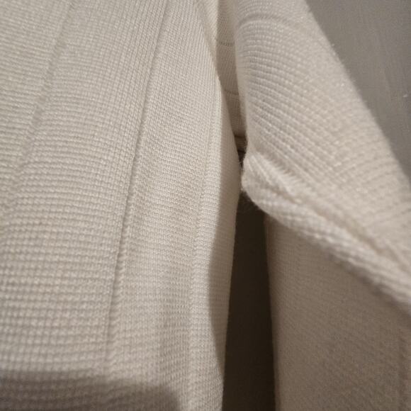 Vtg 60s 70s Lily Of California Ivory Knit Cardigan Sweater Womens SM Taiwan - Picture 9 of 9